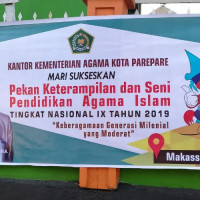 Satker Lingkup Kemenag Kota Parepare Sambut Pentas PAI Nasional IX Tahun 2019