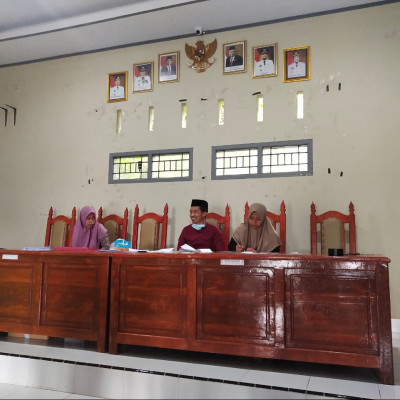 Rapat Penentuan Keputusan Dewan Hakim MTQ Tingkat Desa Gunung Perak
