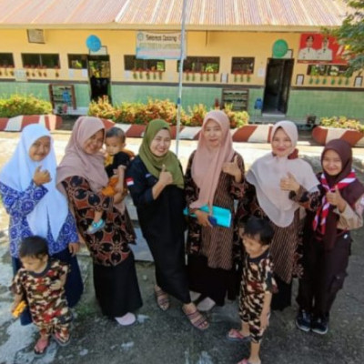 Pendidik Dan Peserta Didik MTs Nurul Abyad Barang Perkenalkan Madrasah Dengan Sosialisasi PPDB