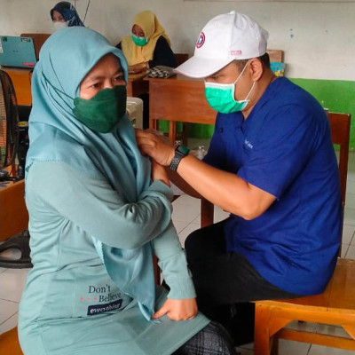 Guru MIS Padi Ikut Sukseskan Launching Sejuta Vaksin Booster 2022