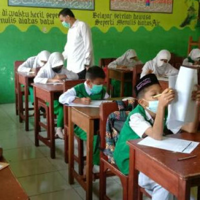 25 Siswa MIN 2 Gowa Ujian Madrasah, Hari Pertama Lancar Jaya