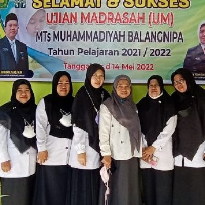 Hari Pertama UM MTs Muhammadiyah Balangnipa Terpantau Lancar