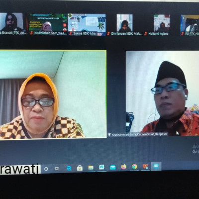 Guru MTsN 1 Bulukumba Ikuti Penutupan PJJ BDK Makassar Yang Ditutup Kepala BDK Denpasar