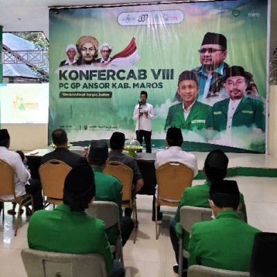 Kasi Bimas Islam Hadiri Konfercab GP Ansor VIII Kabupaten Maros, ‘Berkhidmat tanpa Batas'