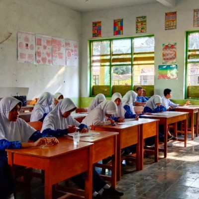 Pelaksanaan PAT MTs Muhammadiyah Bulukumba Hari Pertama Ujian