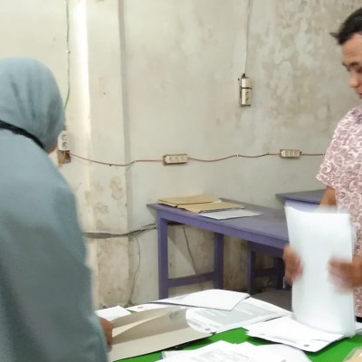 Hari Pertama Ujian PAT Panitia MTs Muhammadiyah Bulukumba Langsung Tancap Gas