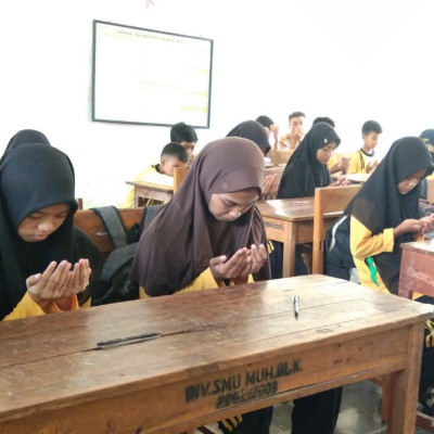 Doa Bersama Memudahkan Jalannya Ujian Siswa MTs Muhammadiyah Bulukumba