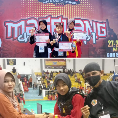 Siswa MTs. Muhammadiyah Panaikang Raih Emas Pada Kejuaraan Pencak Silat Magelang Championship 2022