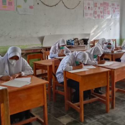 Pelaksanaan Ujian PAT Di MTs Muhammadiyah Bulukumba Hari Ke-4 Berjalan Lancar