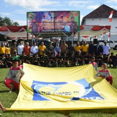Kakankemenag Sinjai Dukung Perebutan Piala Kasad Dengan Harapan Perkuat Silatuhrrahmi dan Kekompakan Santri