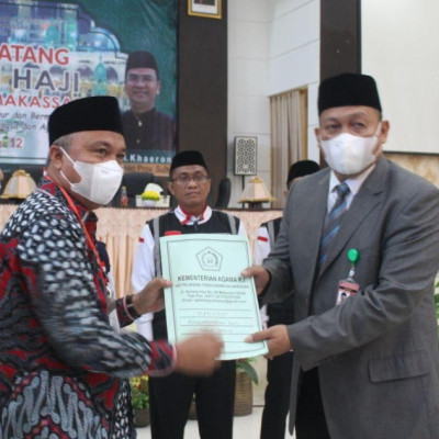 JCH Lutim resmi diterima PPIH Embarkasi Makassar