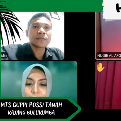 Kamad MTs Guppi Possi Tanah, Ikuti Mini Coaching Public Speaking
