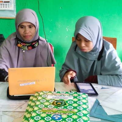 Wakamad Kurikulum MTs Muhammadiyah Bulukumba Susun Jadwal Mengajar