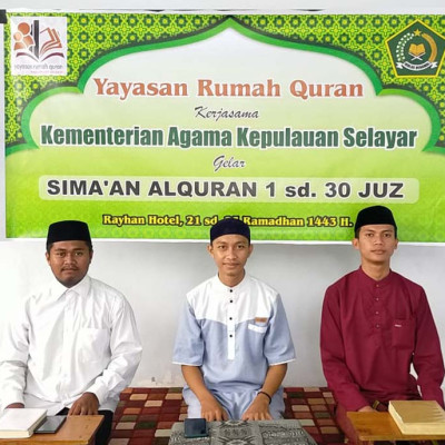 Yayasan Rumah Qur'an Kerjasama Kantor Kemenag Kepulauan Selayar Gelar Sima'an Al Qur'an