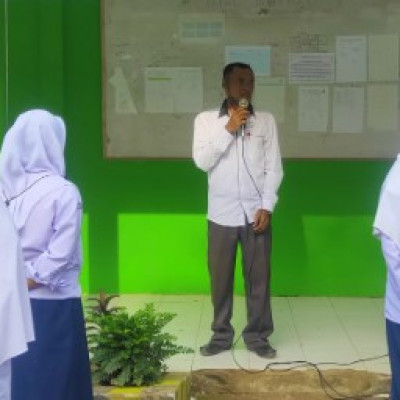 Hari Pertama, MTs Muhammadiyah Songing Gelar Apel Pagi Dirangkaikan Pembukaan MATSAMA