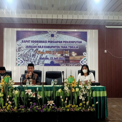 Kemenag Tana Toraja Gelar Rapat Koordinasi Persiapan Penjemputan Jamaah Haji Kabupaten Tana Toraja