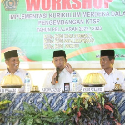 KakanKemenag Soppeng Blusukan Ke Madrasah Buka Workshop Implementasi Kurikulum Merdeka
