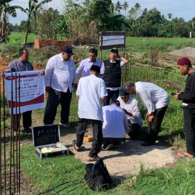 Antisipasi Medan Sulit, Sekretaris KBCI Chapter Gowa Antar Tim Kalibrasi Masjid di Barombong