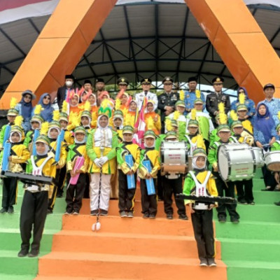 Drumband MIN 3 Sinjai Tampil Membanggakan Pada Upacara Peringatan HUT RI ke-77