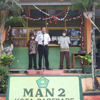 Kunjungan Kepala SKPD di MAN 2 Kota Parepare 