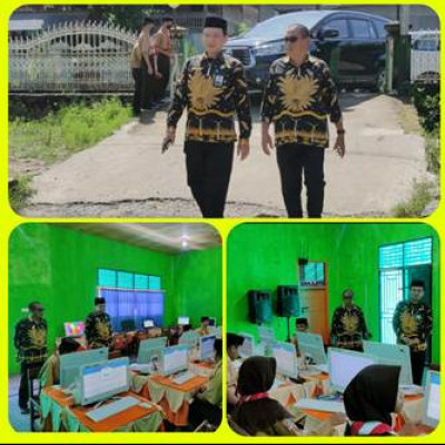 Kunjungan Kepala Kantor Kementerian Agama Kabupaten Sidrap di MTs YMPI Rappang