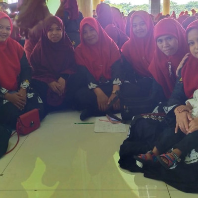 Turut Meramaikan Guru MTs Muhammadiyah Bulukumba Pada Kegiatan Maulid Nabi Muhammad SAW di Masjid Islamic Center Dato Tiro 