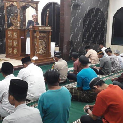 Alunan Dzikir Terdengar di Masjid Alif Al Afsar Saat SRM KUA Pallangga