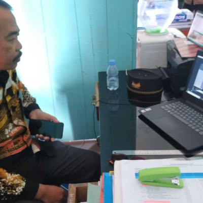 Kasi Bimas Islam Kemenag Selayar Hadiri Zoom Meeting Yang Dilaksanakan Oleh Kementerian Keuangan Republik Indonesia