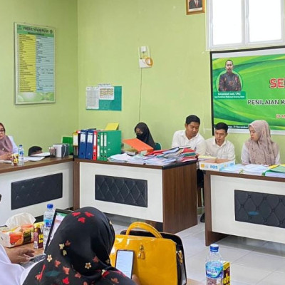 Kasi Penmad Lakukan Penilaian Kinerja Kepala Madrasah di MTs Arifah Gowa