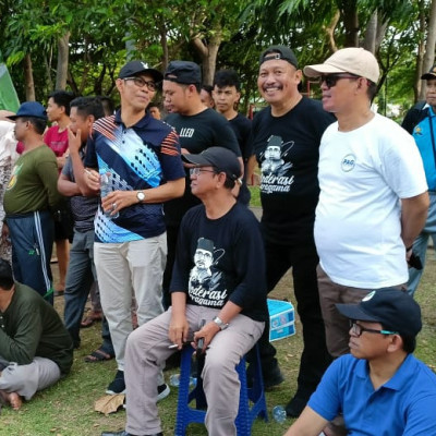 Semarak HAB 77 di Bantaeng, Kakanwil Bersama Pejabatnya Saksikan Serunya Partai Final