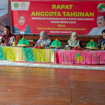 RAT Koperasi Amanah MAN 2 Kota Makassar "Banjir" Doorprize
