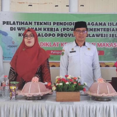 BDK Makassar Gelar Pelatihan Tehnis Guru PAI SMA/SMK Se Kota Palopo.