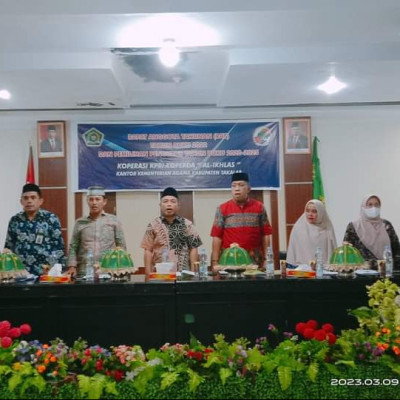 Koperasi Pegawai  Al- Ikhlas Kementerian Agama Kabupaten Takalar Gelar RAT