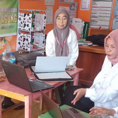 Ketua Pokjawas Melakukan Pembimbingan Aplikasi Madrasah Digital di RA Binaan Kecamatan Ujung Bulu