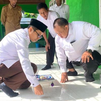 Bimas Islam Bersama KUA Barombong Lakukan Kalibrasi Masjid di Moncobalang
