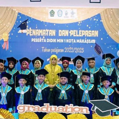 Helat Penamatan dan Pelepasan Tahun Pelajaran 2022/2023, MIN 1 Kota Makassar Wisuda 56 Peserta Didik
