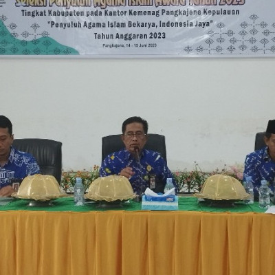 Kemenag Kabupaten Pangkajene dan Kepulauan Seleksi Penyuluh Award 2023