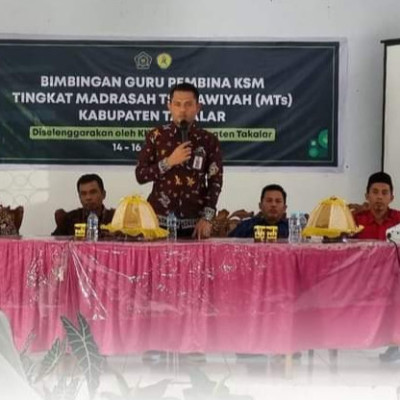 Target Juara KSM Tingkat Provinsi, KKM MTs Gelar Bimbingan Guru Pembina KSM