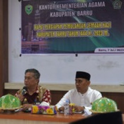 Rakor Persiapan Pemulangan Haji 1444 H, Tim PPIH Kabupaten Barru Ketatkan Pengamanan Barang Jemaah