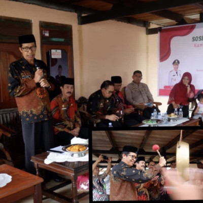 Launching Kampung Moderasi, Masyarakat Harus Hidup Toleransi Antar Umat Beragama