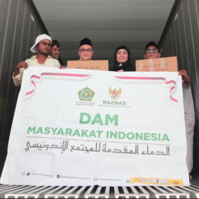 Perdana, Daging 3.000 Kambing DAM Petugas dan Jemaah Haji Dikirim Ke Tanah Air