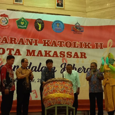 Ka.Kankemenag Hadiri PESPARANI Katolik II Kota Makassar