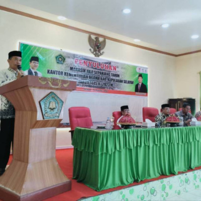 Kemenag Selayar Gelar Penyuluhan Manasik Haji Sepanjang Tahun Sebagai Media Peningkatan Kemandirian CJH