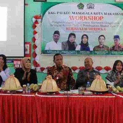 Kakankemenag Kota Makassar Membuka Workshop Instrumen Asesmen Diagnostik