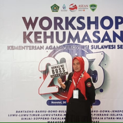 Upgrade Ilmu Kehumasan, Wakamad Humas MTsN 4 Bulukumba ikuti Workshop Kehumasan Tingkat Provinsi Sulawesi Selatan