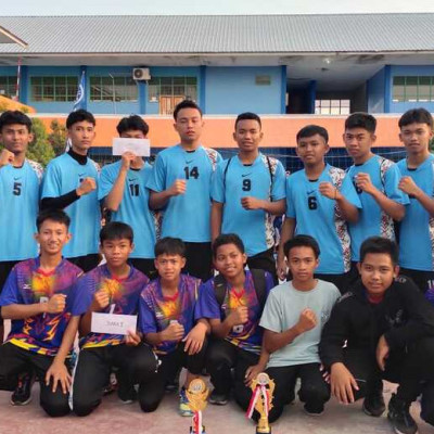 Pontren Al Badar Borong Juara II pada Turnamen Voli Smada Cup