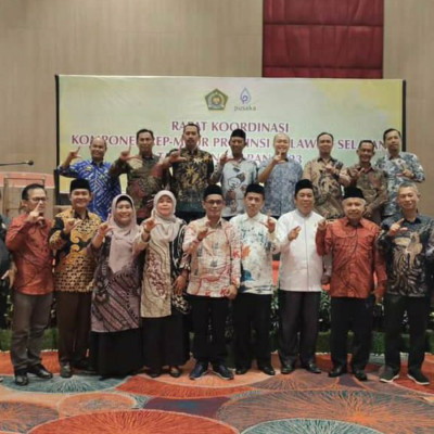 Kasi Penmad Kemenag Kota Makassar Hadiri Rapat Koordinasi Komponen REP-MEQR  Sulawesi Selatan