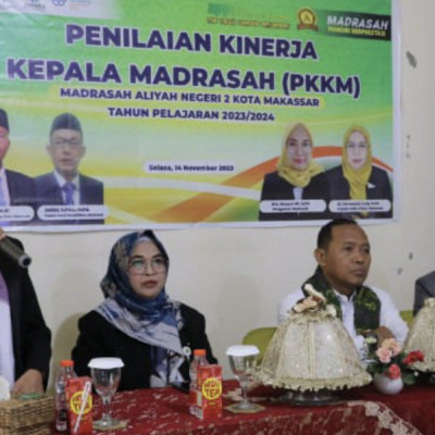 Tim Penilai Kemenag Kota Makassar Laksanakan PKKM pada MAN 2 Kota Makassar