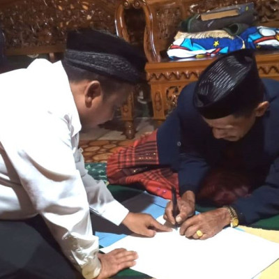 Duet Penyuluh Agama Kecamatan Lamuru Awasi Pernikahan