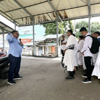 Ikbal Ismail Pimpin Langsung Latihan Operasional bagi Petugas Kloter Embarkasi Makassar